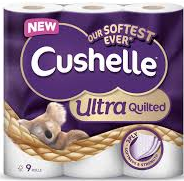 CUSHELLE【柔软卫生纸】三层加厚卷纸 9卷装